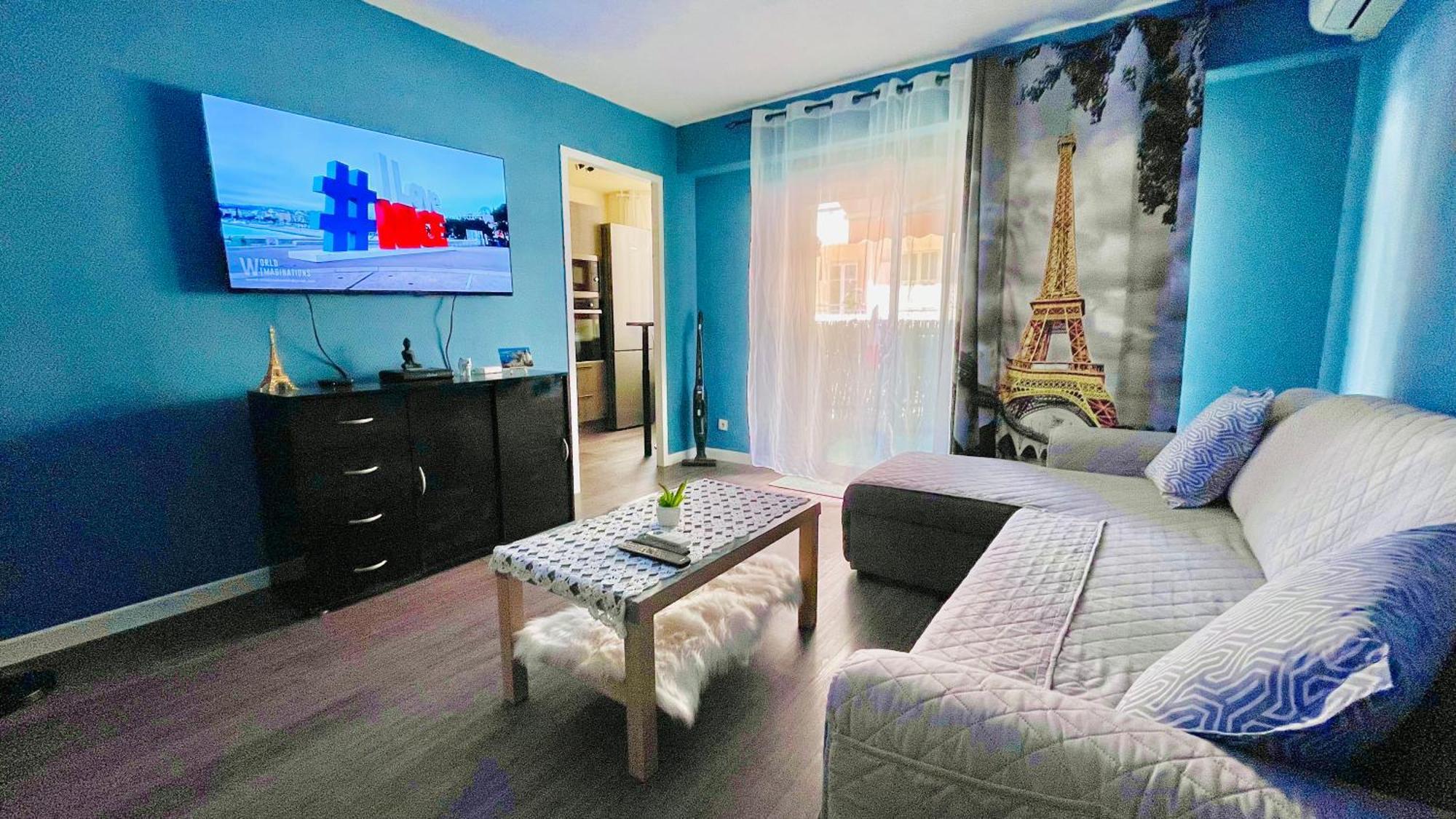 Confortable Studio A Nice Centre Cote Plage Bel Terrasse Paddle 外观 照片