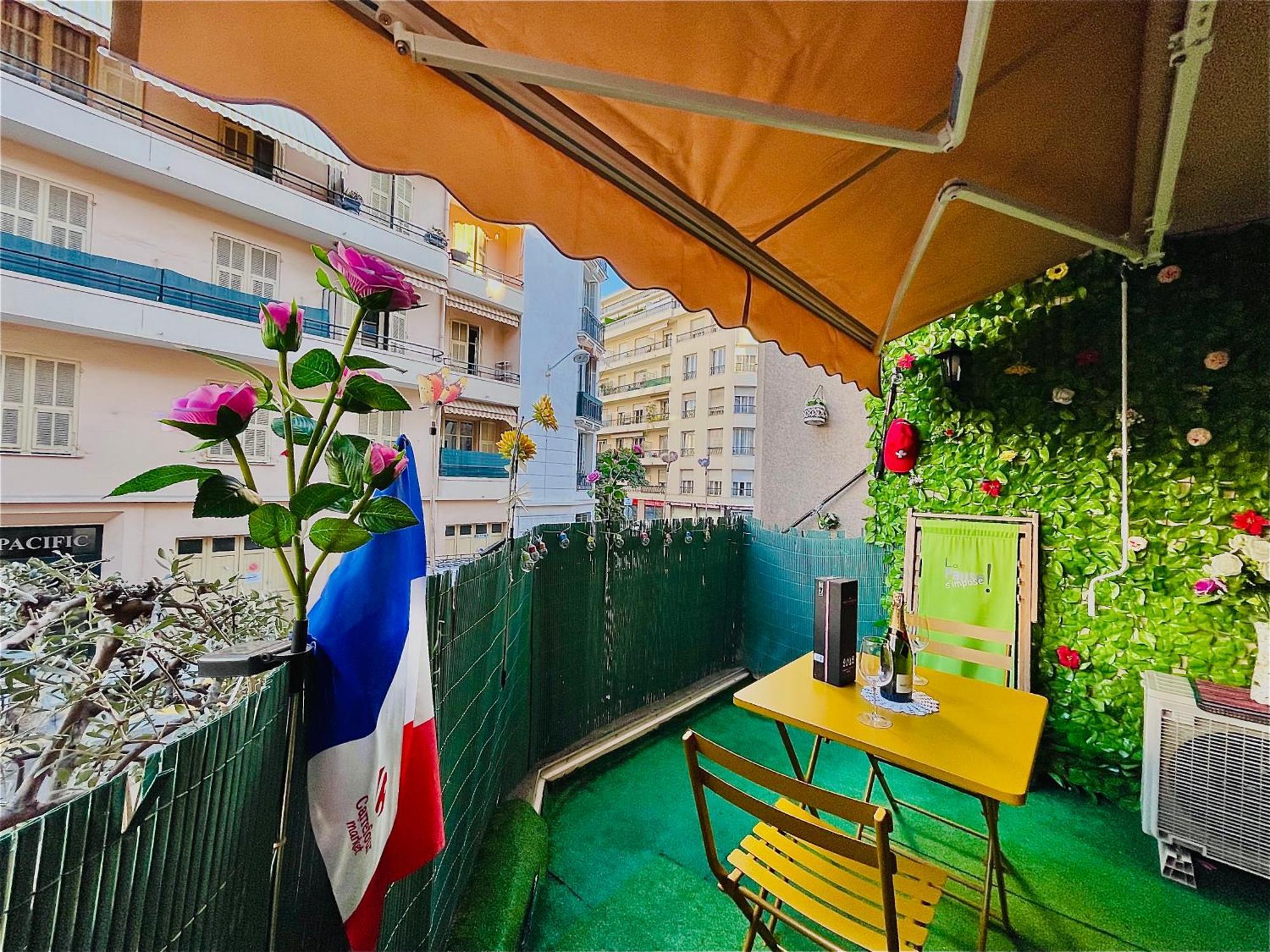 Confortable Studio A Nice Centre Cote Plage Bel Terrasse Paddle 外观 照片