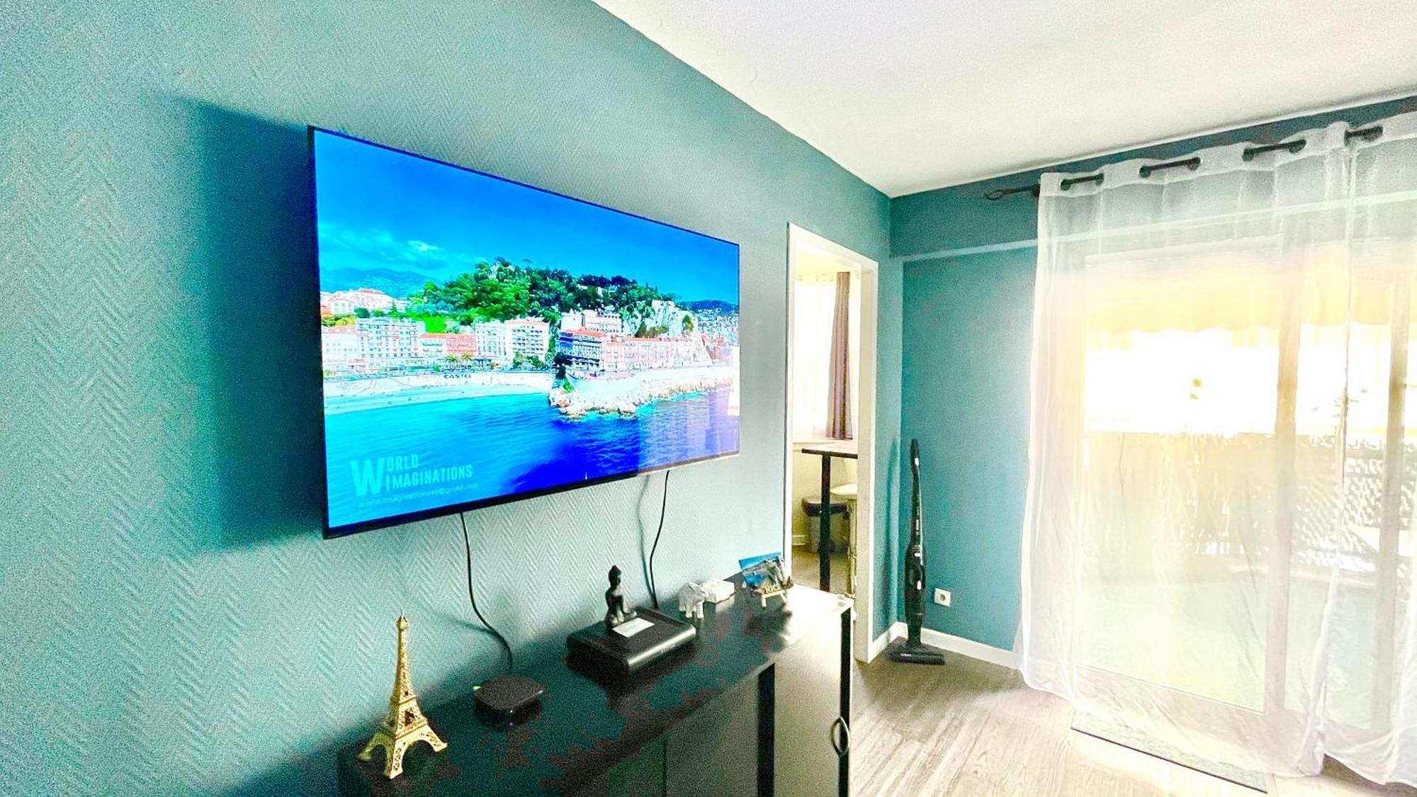 Confortable Studio A Nice Centre Cote Plage Bel Terrasse Paddle 外观 照片
