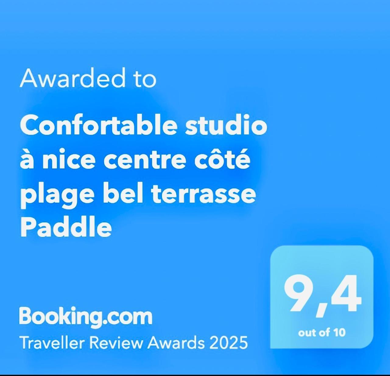 Confortable Studio A Nice Centre Cote Plage Bel Terrasse Paddle 外观 照片